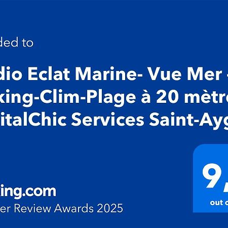 Studio Eclat Marine 3 Etoiles - Vue Mer - Parking-Clim-Plage A 20 Metres - Capitalchic Services Saint-Aygulf Fréjus Esterno foto